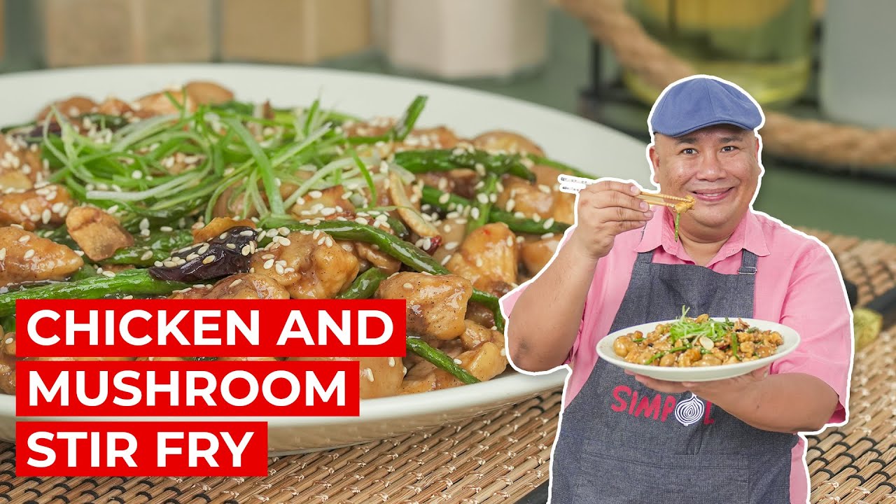 Chicken and Mushroom Stir Fry Recipe