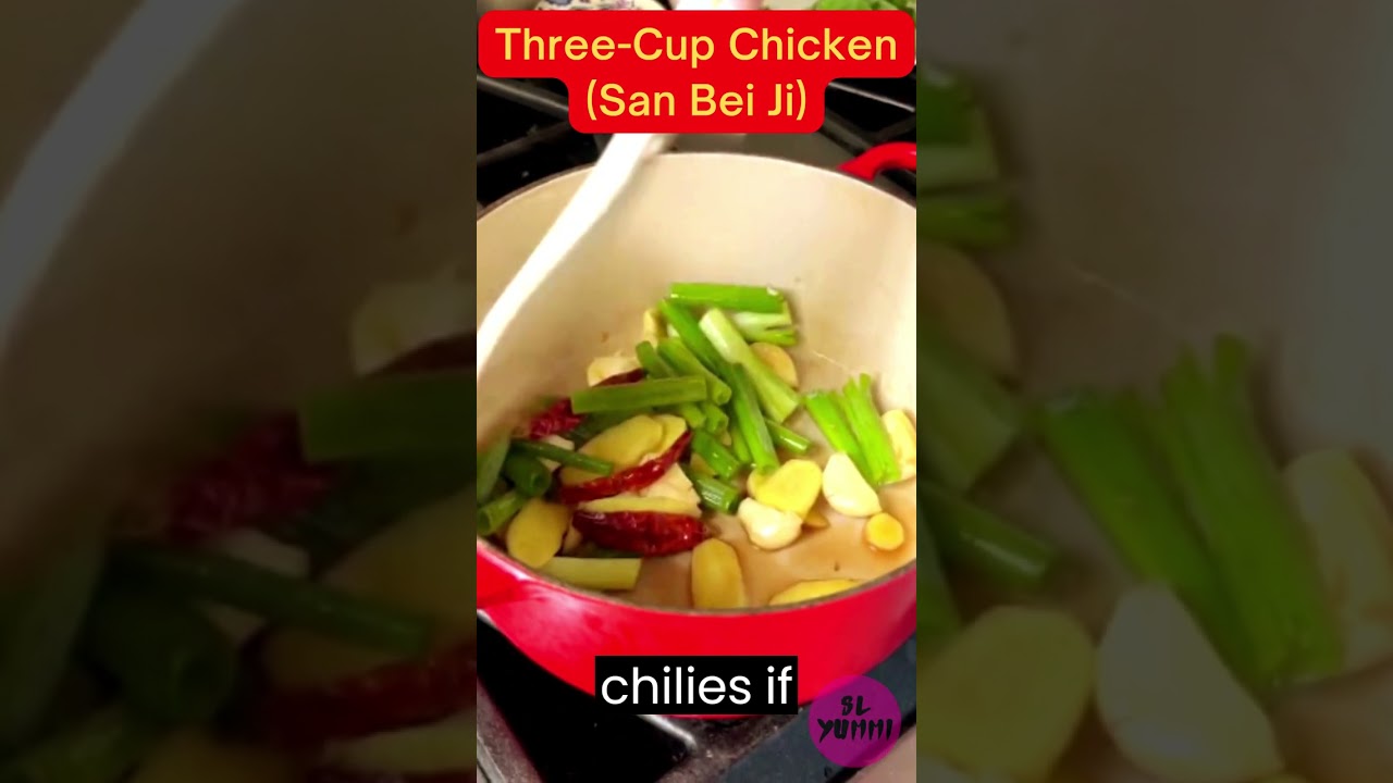 Three-Cup Chicken (San Bei Ji) Recipe: Juicy Bone-in Chicken in Savory Sauce by SL YUMMI