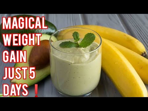 NO FAIL RECIPE! 1 Minute Magical Weight Gain Smoothie| Results in Less Than a Week.