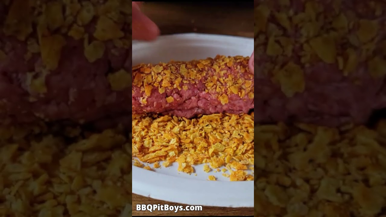 Doritos Famous Burger Hot Dog | Recipe | BBQ Pit Boys #shorts
