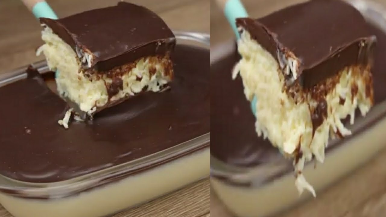 || Chocolate coconut dessert recipes|| coconut chocolate milk pudding|| yummy recipe