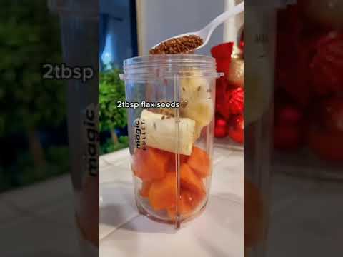 Papaya Banana Smoothie #smoothie #shorts