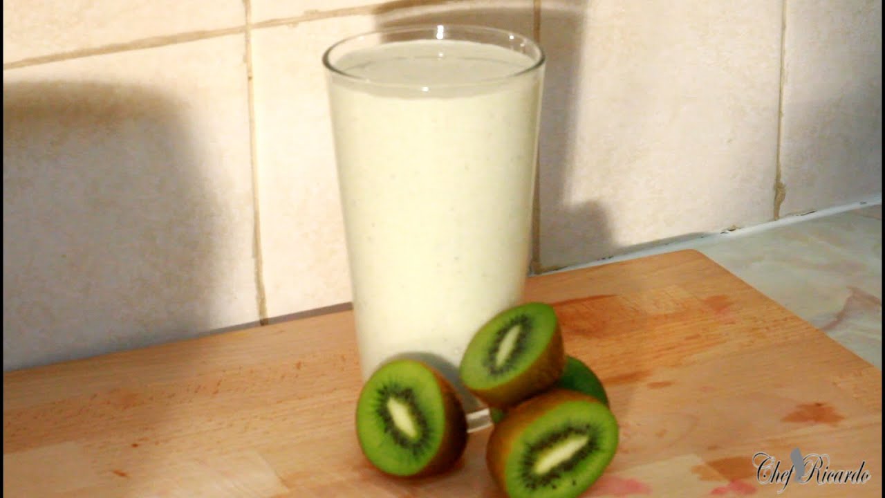 Kiwi And Milk Smoothie | Recipes By Chef Ricardo