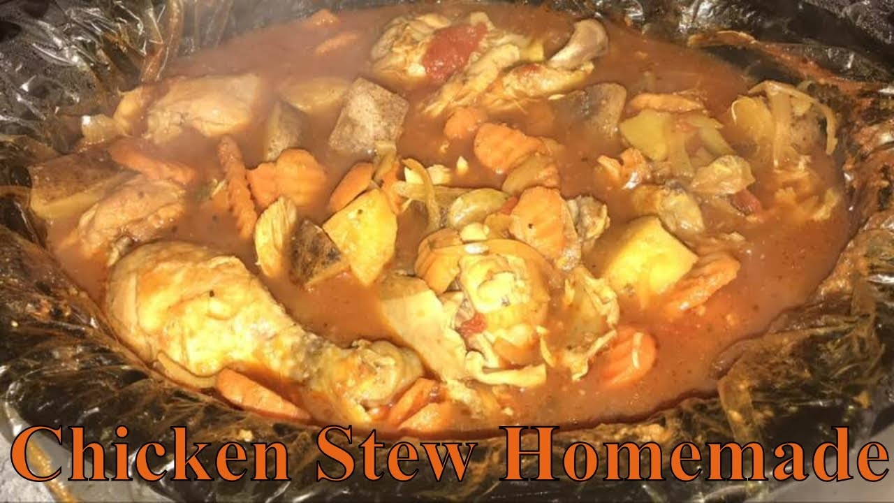 Homemade Chicken Stew Recipe EASY – HOW TO MAKE CHICKEN STEW IN THE SLOW COOKER