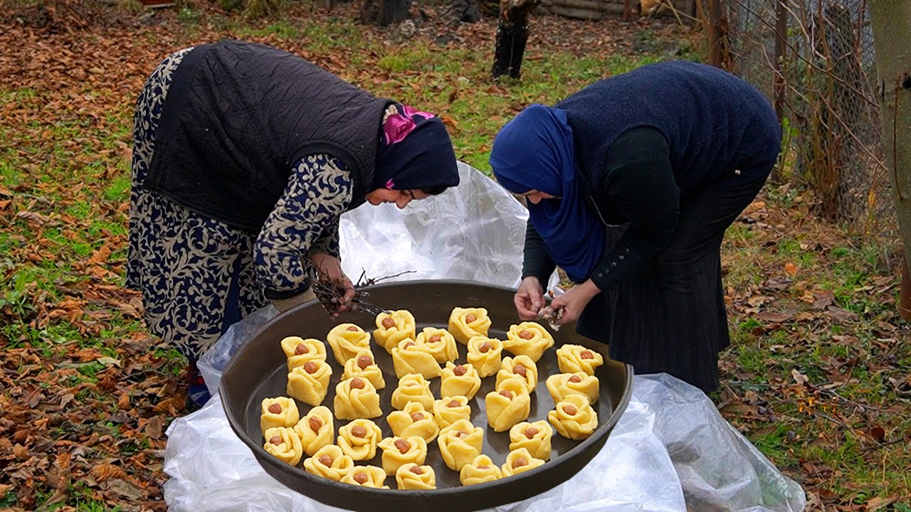 Shekerpare – Turkish Cookie Dessert in Syrup |  Potato Cutlets Recipe in the Village