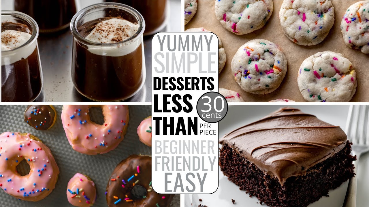 Budget Dessert Recipes (30 Cents Per Serving)