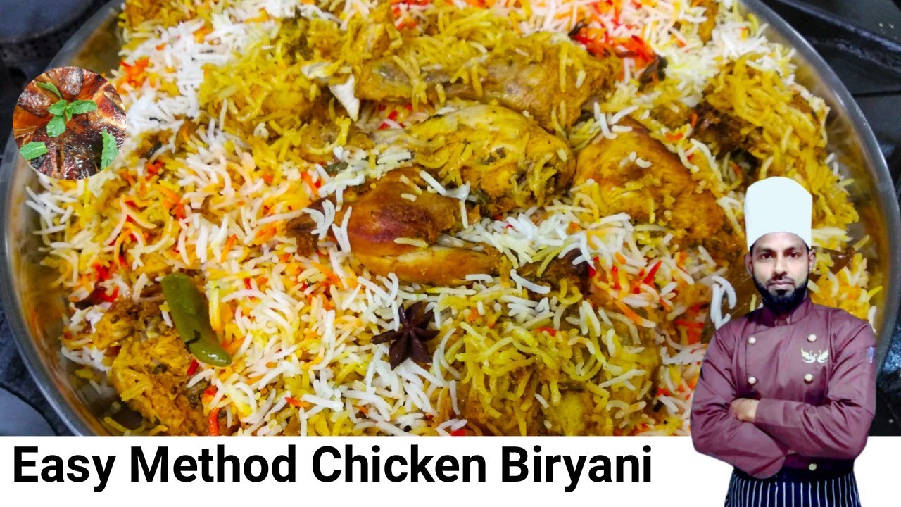 Perfect Chicken Biryani Recipe For Everyone | Supper Easy Chicken Biryani Recipe English Subtitles