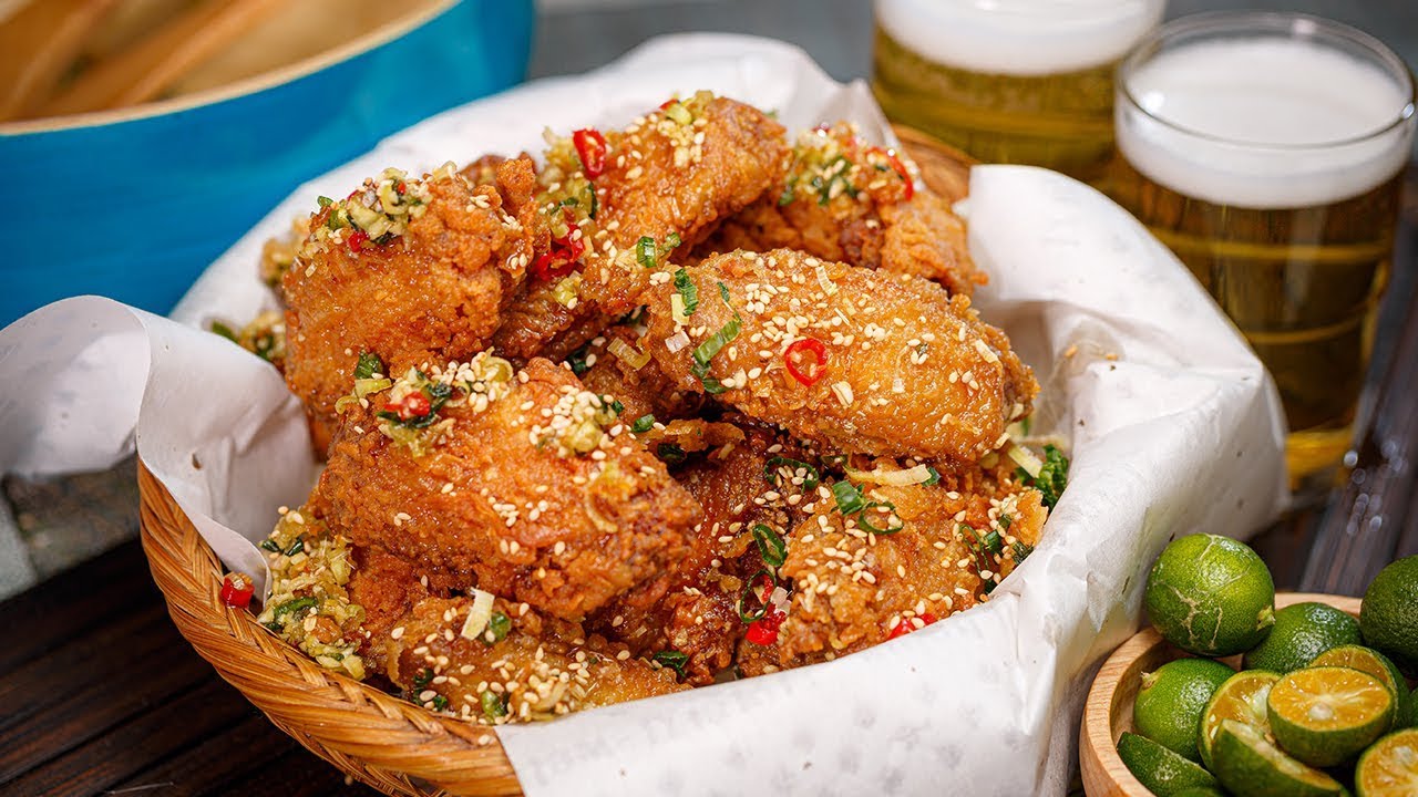 Lemongrass Chilli Fried Chicken Wings Recipe