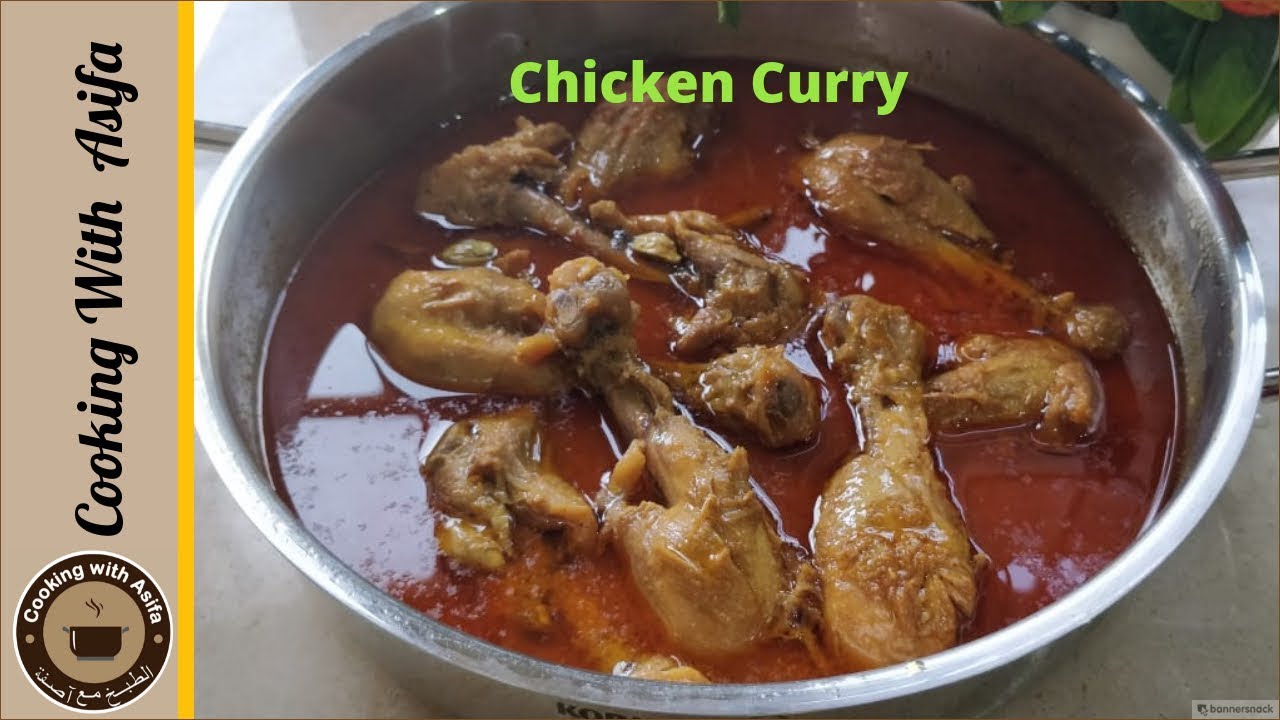 Chicken ka Salan Recipe – Tasty Chicken Curry Food Recipe by Cooking With Asifa