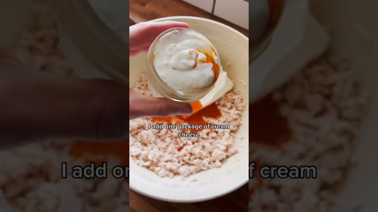 Making Buffalo Chicken Dip From Canned Chicken! #homecanning #superbowl #recipe