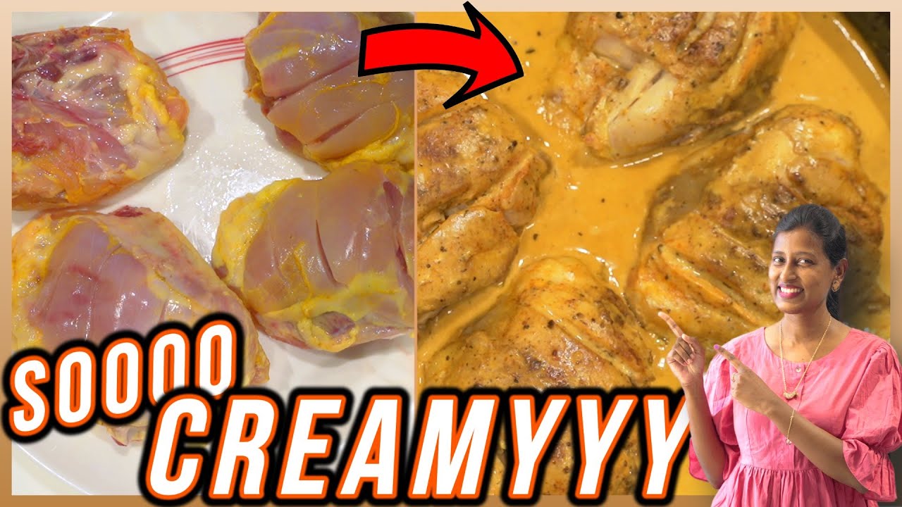 Creamy chicken/Simple chicken recipes/Innaiku enna samayal