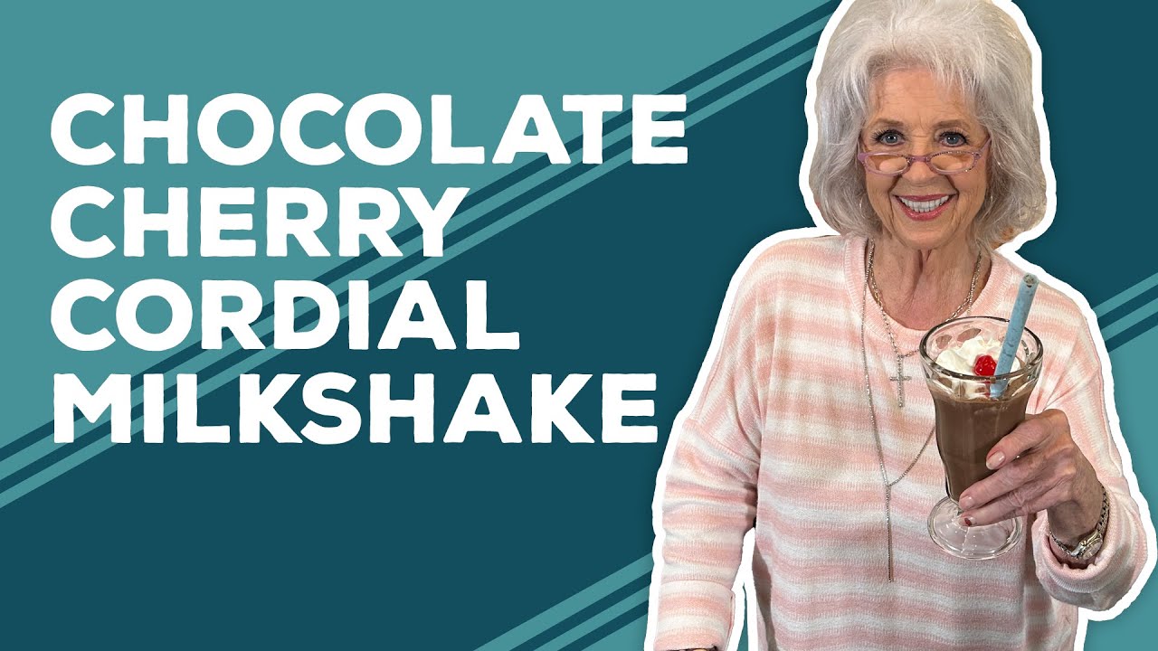 Love & Best Dishes: Chocolate Cherry Cordial Milkshake Recipe | Valentine's Day Dessert Ideas