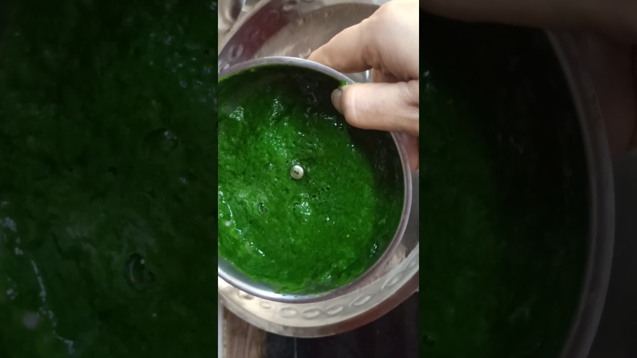 palok chicken #tasty #healthy #chicken recipes #chicken #chicken #chickenrecipes #green #palongshak