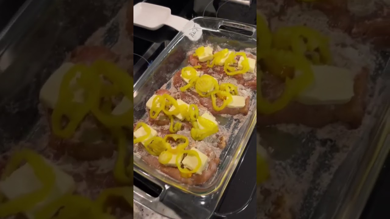 Mississippi chicken recipe! SO much flavor! #recipes #chickenrecipe #easydinner #easyrecipe