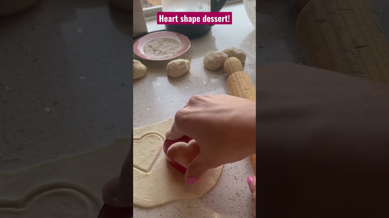 Yummy Small Heart shaped Sweet Treat Dessert Recipe!! #shorts  #dessert #recipe #yummy