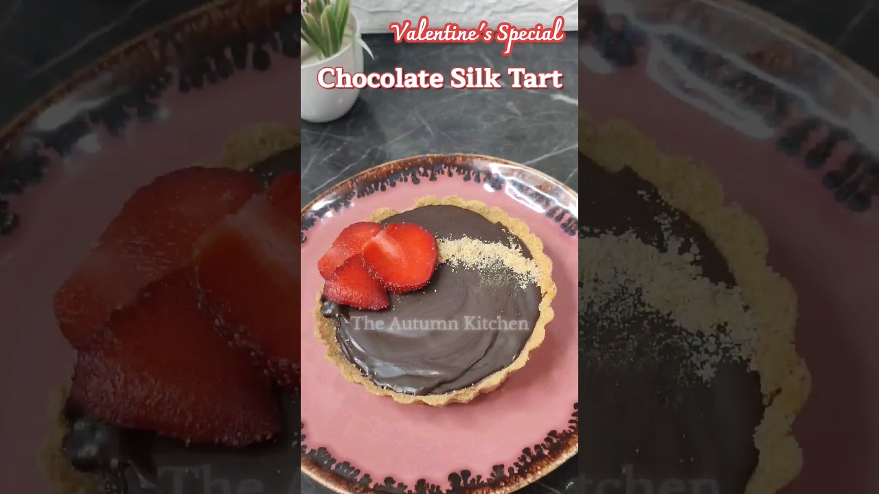 Chocolate Tart #valentine #special #recipe #dessert #chocolate #tart #chocolatetart #ganache #shorts