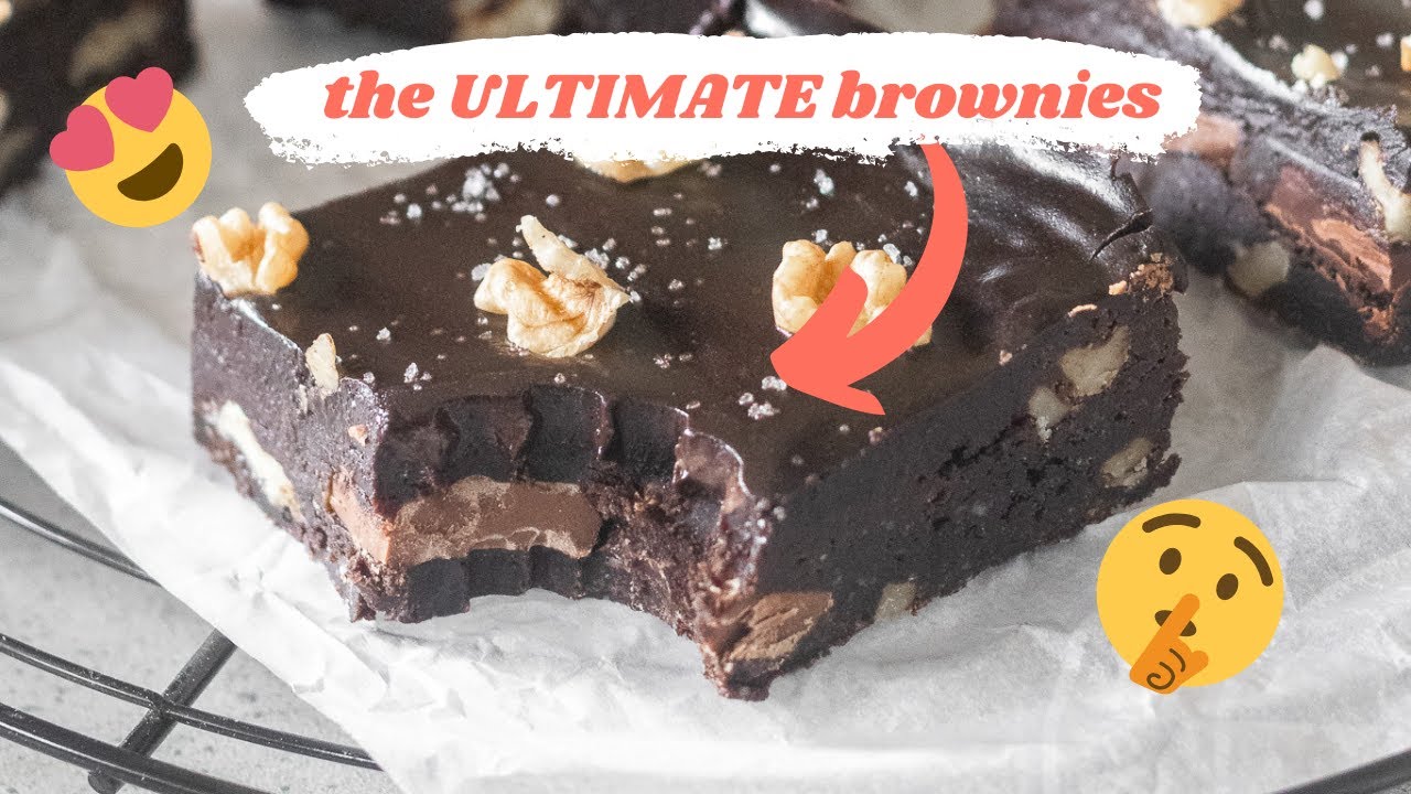 EGGLESS TRIPLE CHOCOLATE BROWNIES WITH BROWN BUTTER | Easy Dessert Recipes | The Cupcake Confession