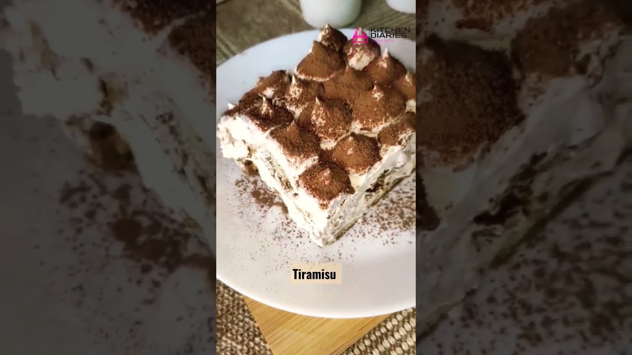 Tiramisu Recipe | Eggless Dessert #tiramisu #desserts #shorts #youtubeshorts