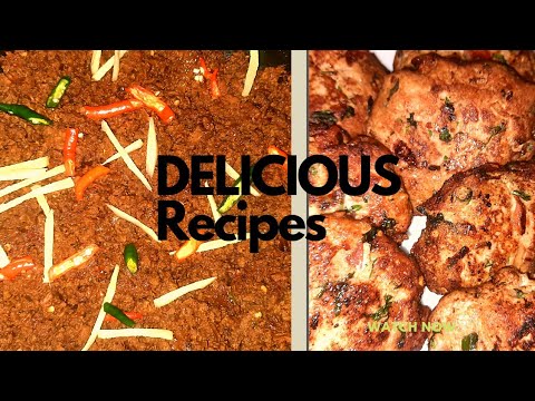 MOUTHWATERING RECIPES | MUTTON DUM KA QEEMA | CHICKEN CHAPLI KABAB | #mutton #chicken