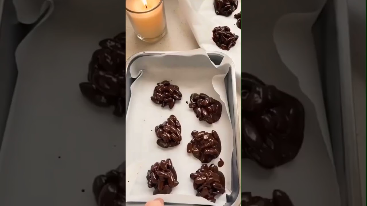 Vegan Fruit & Nut Chocolate Clusters | Vegan Dessert Recipes