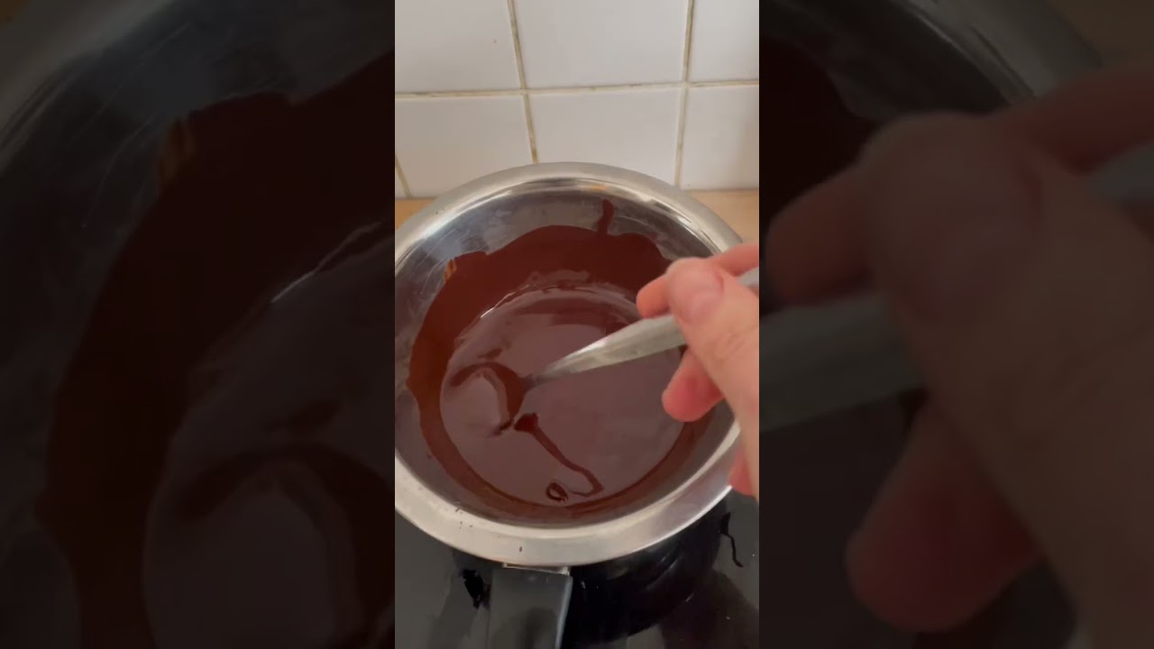 Taste testing this vegan 2 ingredient healthy chocolate mousse. #shorts #recipes #dessert