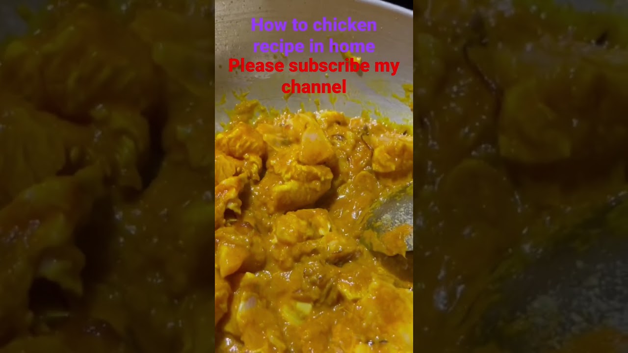 How to chicken recipe in home-#chicken #chickenrecipe #shorts #short