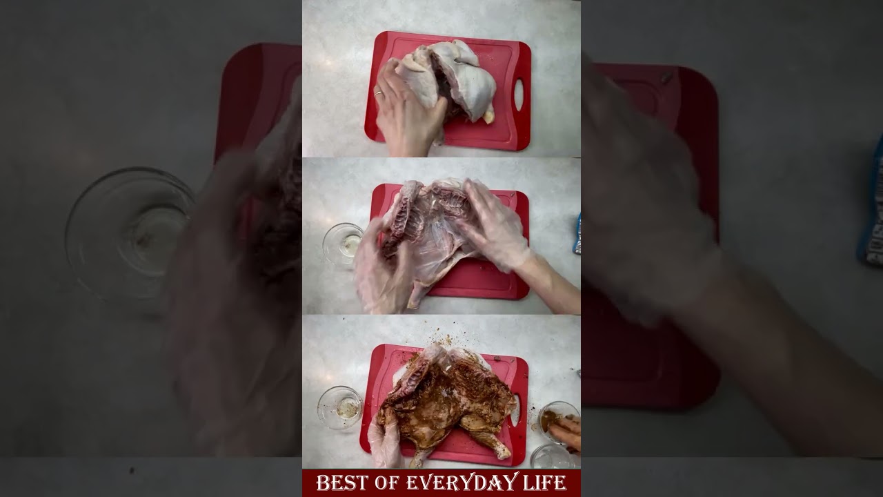 Oven Roasted Chili chicken, Easy meal, tasty recipe