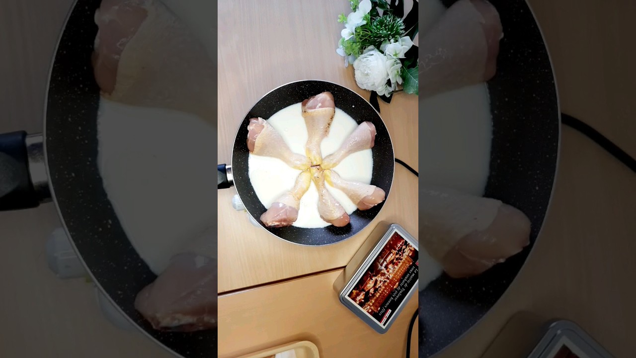 Chicken with milk #chicken #recipes #cuisine