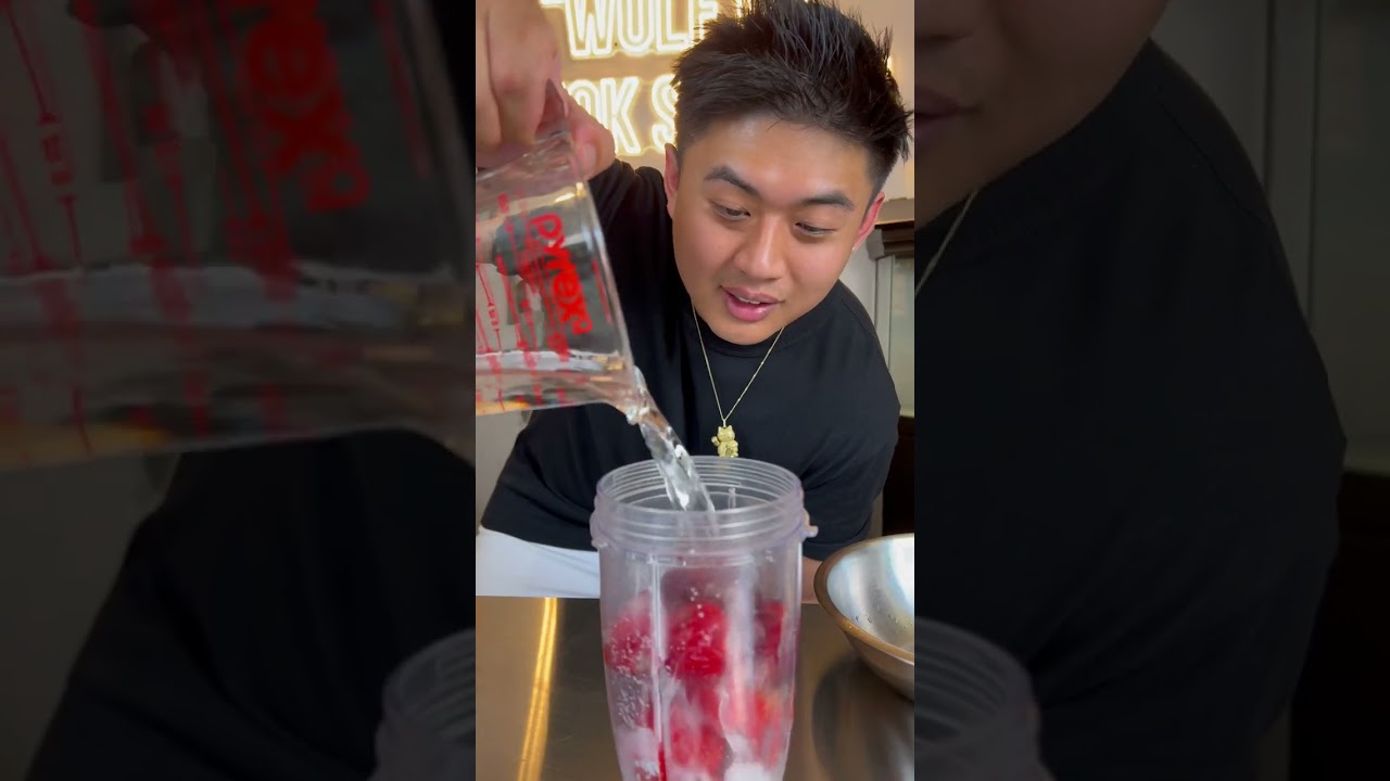 A5 WAGYU HOT POT DESSERT (VIRAL) #VEGAN #SHORTS