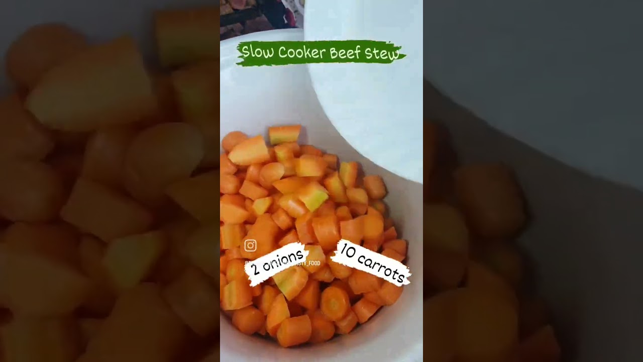 Slow Cooker Beef Stew recipe at testedtriedandtasty.com #shorts #short #shortvideo #food #recipe