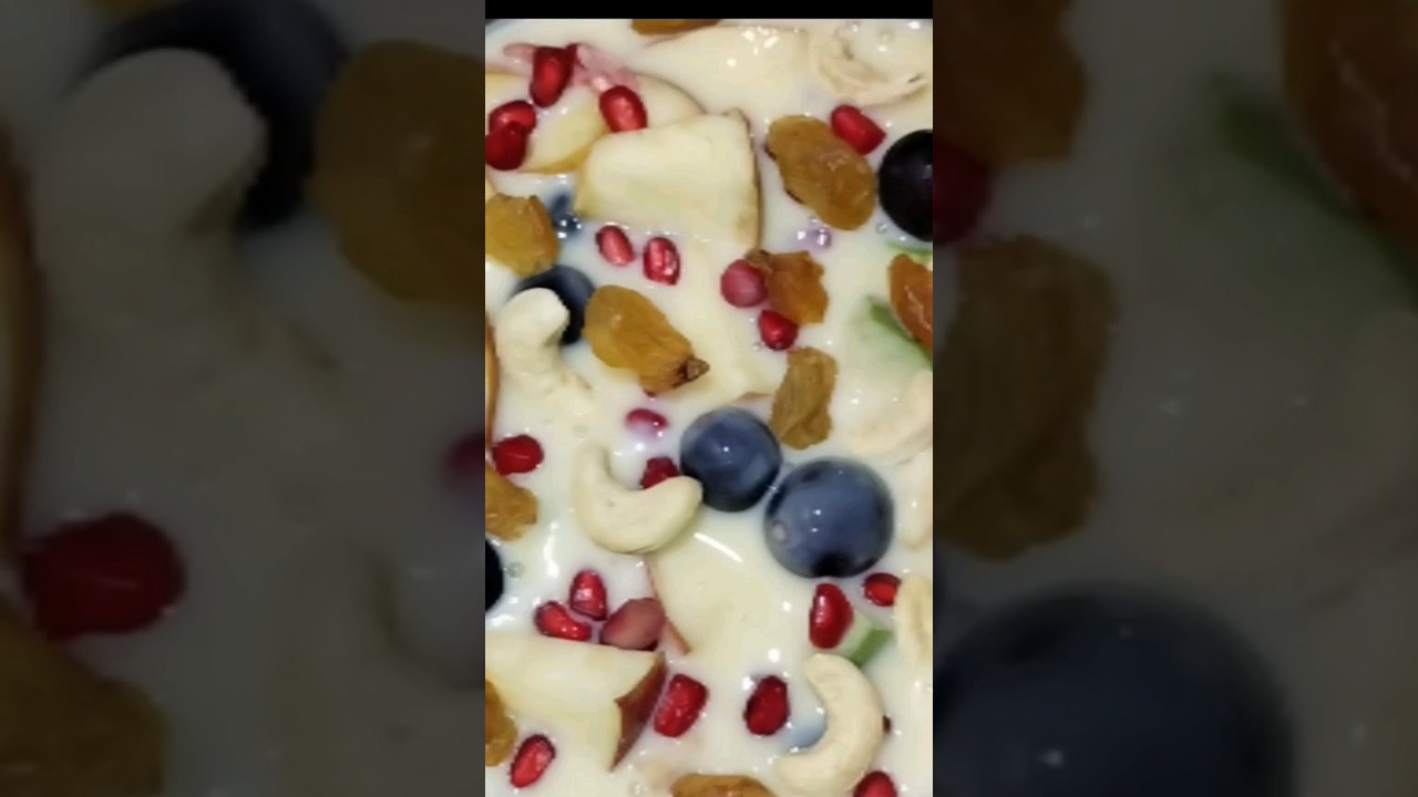 Fruit Custard #shorts Easy Dessert recipes #short