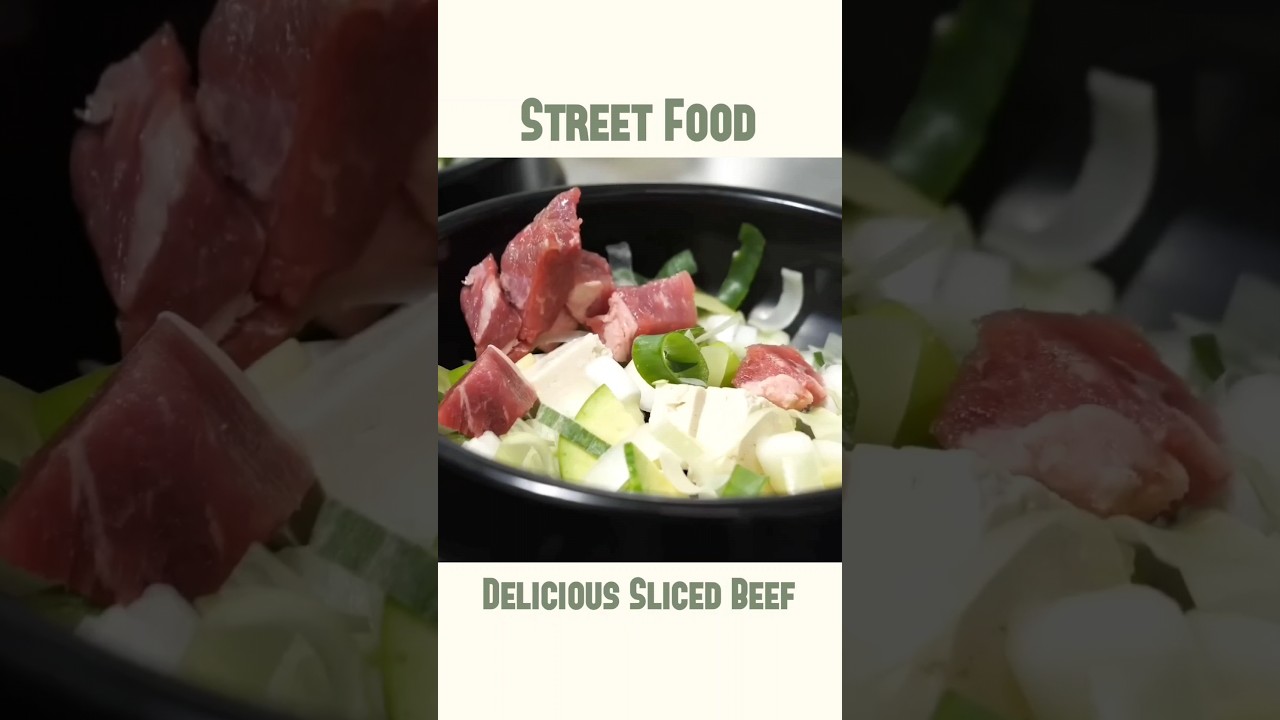 Street Food | Delicious Sliced Beef