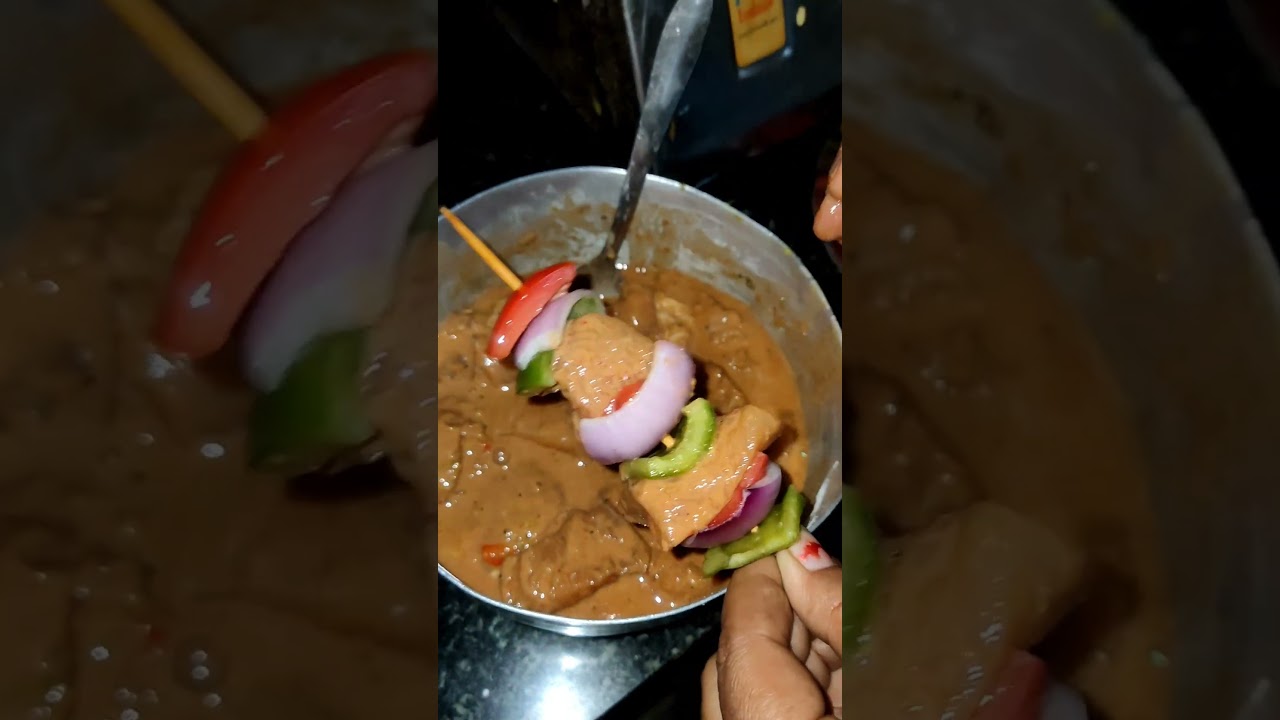 Preparation for Chicken Satay Part-1 | Chicken recipes #shorts #youtubeshorts #trending