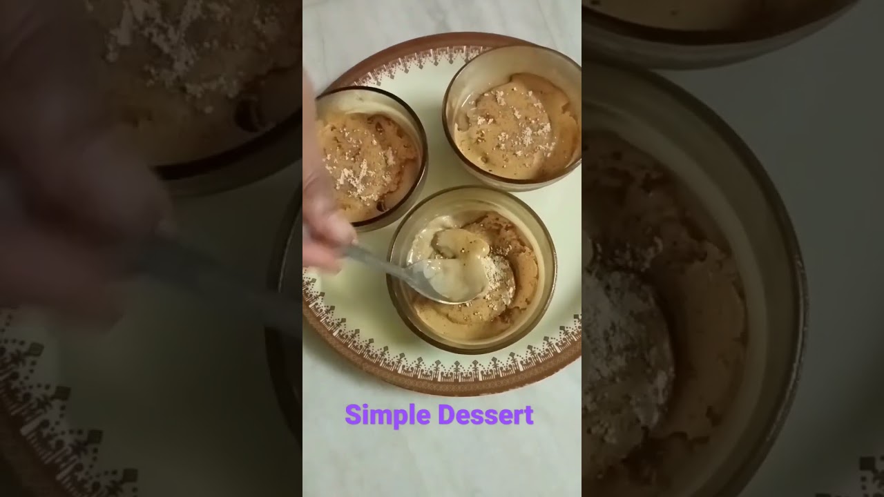 Coffee and Biscuits dessert at home||Simple dessert