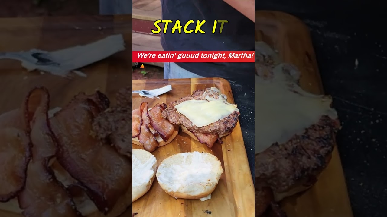 Our Bacon Egg and Cheese Burger #shorts