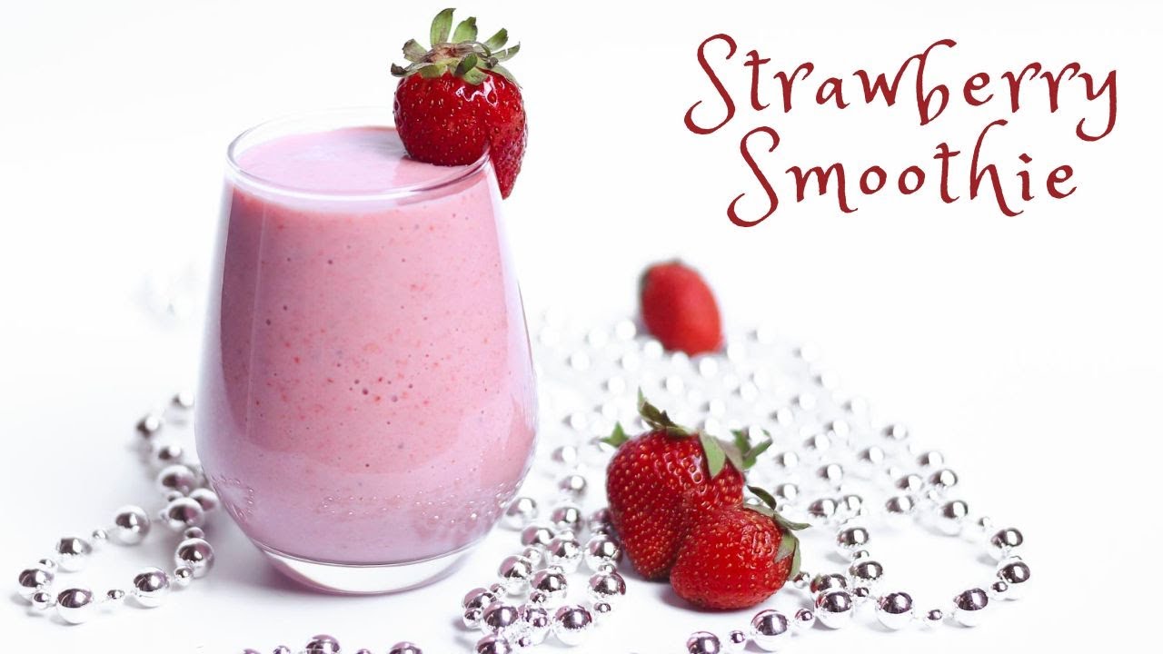 Strawberry smoothie recipe – How to make a healthy and easy strawberry smoothie – Bakealish