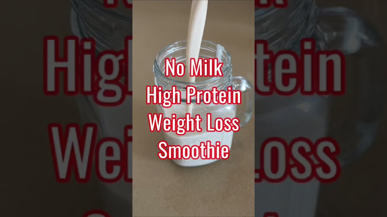 No Milk High Protein Smoothie Recipe #smoothie #shorts #ytshorts #youtubeshorts
