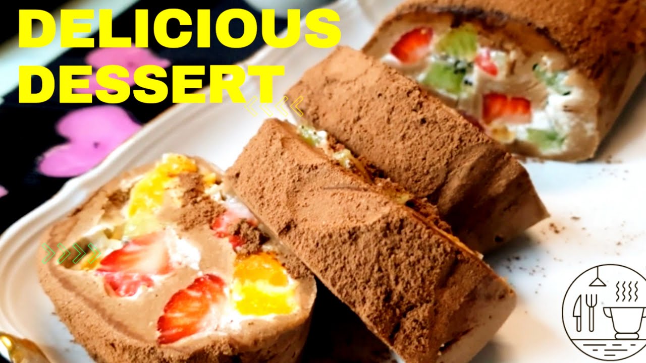 Easy and delicious dessert recipes with fruits & biscuits #desserts