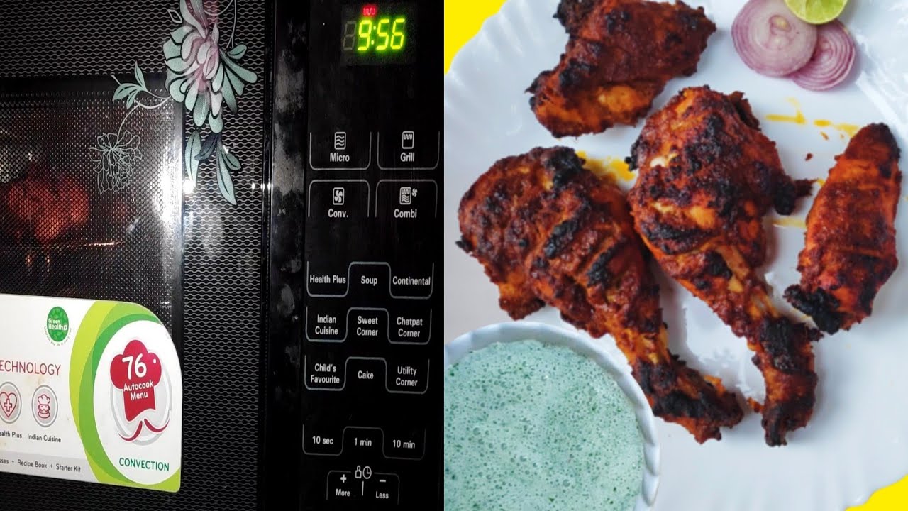Tandoori chicken in LG Microwave || Chicken Tandoori recipe || Chicken recipe