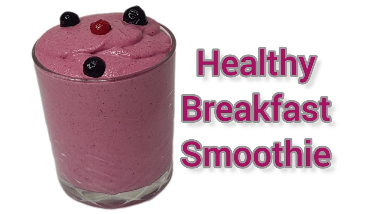 High Protein Breakfast Smoothie Recipe | Weight Loss Breakfast Smoothie | Oats Smoothie Recipe