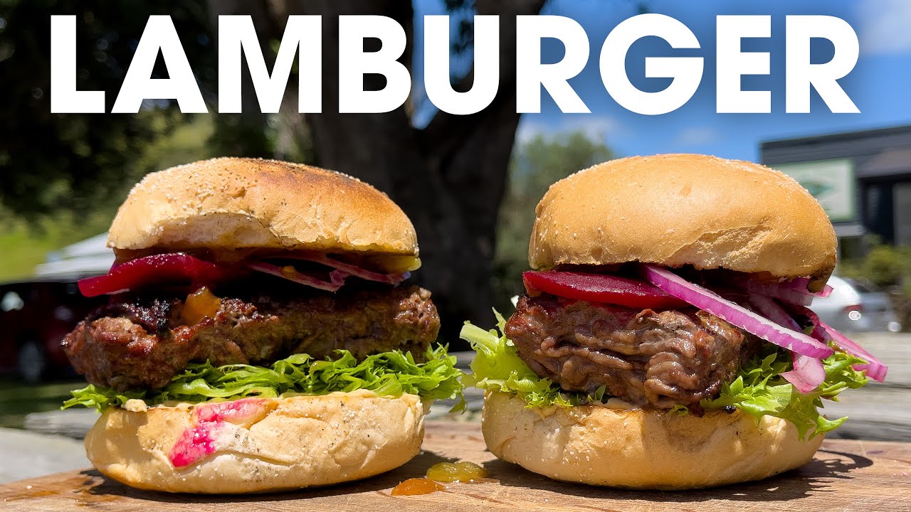 Lamb Burger  | Recipe | BBQ Pit Boys