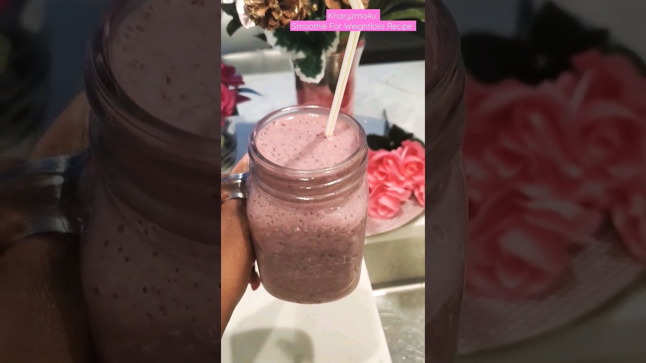 Kharyzma4u: Berry Banana Smoothie Recipe #smoothies #shorts