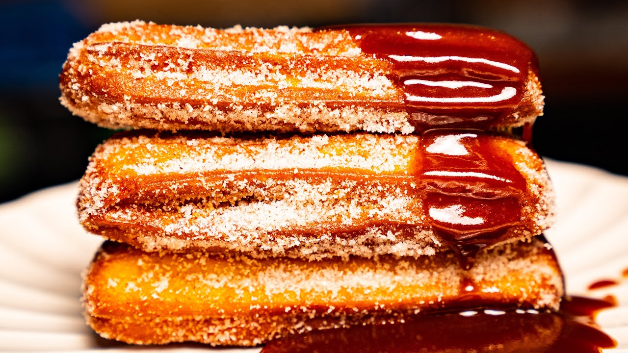 make perfect churros at home , easy Mexican dessert recipe