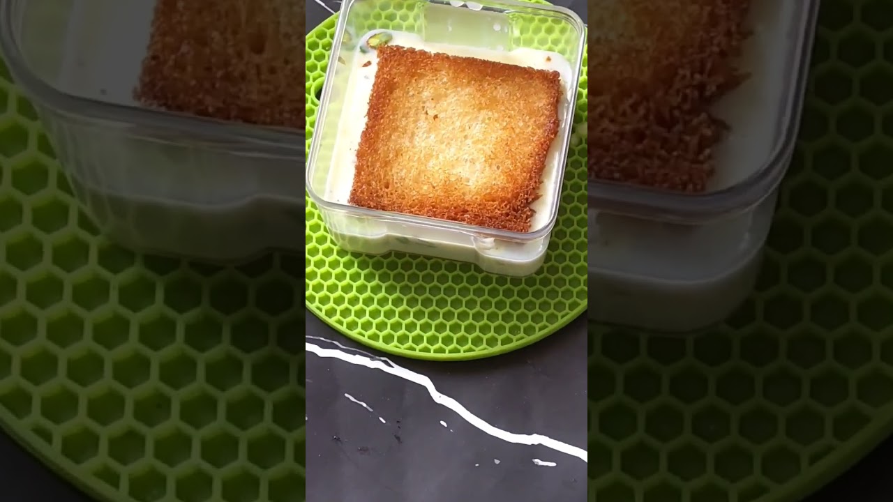 Shahi Tukda Dessert Tub… calibration of flavours #recipe #food #youtubeshorts #dessert #cooking