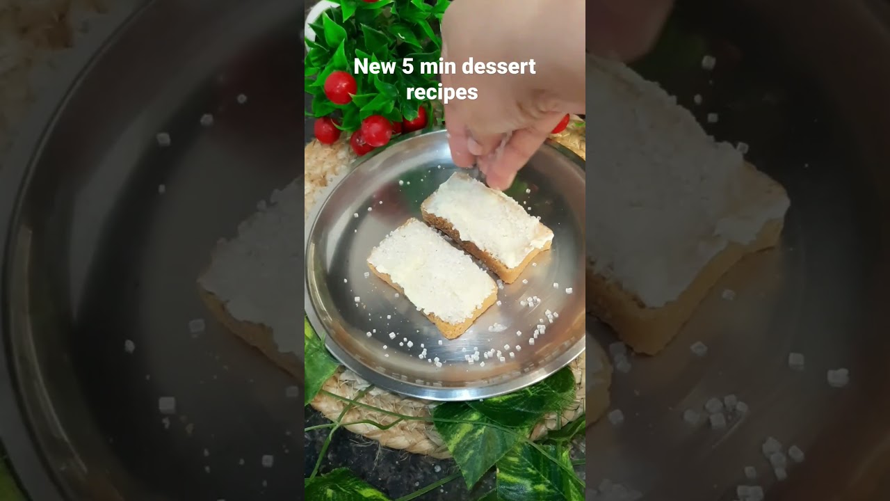 Easy dessert recipe  #asmrsounds  #snacksrecipe  #quickdessertrecipes #kidsfoodrecipe #foodshorts
