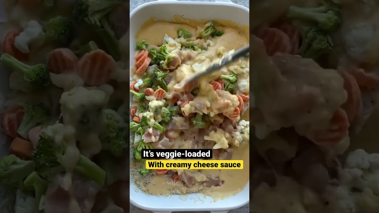 Cheesy Chicken and Rice Casserole | #shorts #recipes #dinner