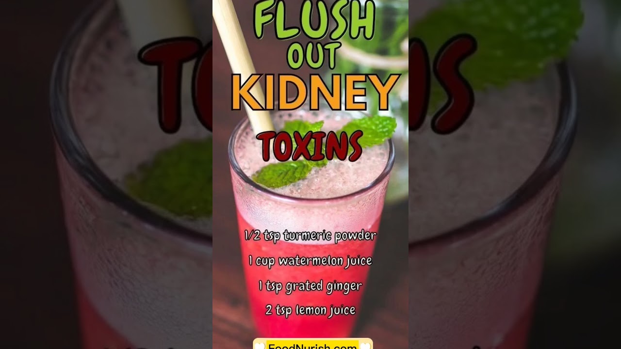Easy Kidney Detox Smoothie Recipe #smoothies #smoothierecipe #kidneydetox #kidneydisease