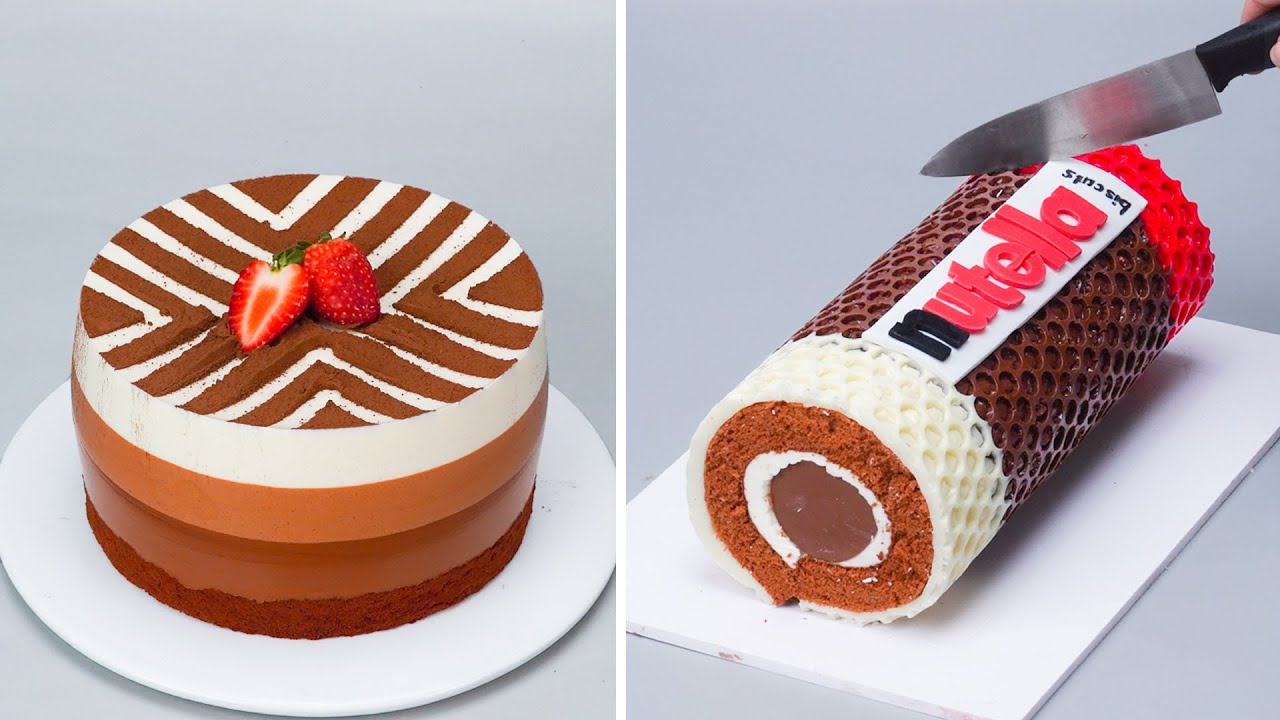 So Yummy Chocolate Roll Cake &  Dessert Recipes | Delicious Chocolate Cake Ideas With @tastyland8530