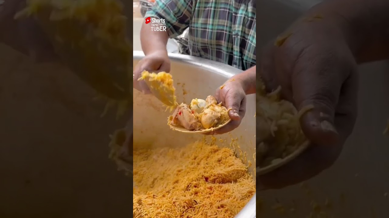 Chicken Biriyani | Chennai Biriyani | Chicken Recipe | Street Food| Biriyani Recipe|TamilTravelTuber