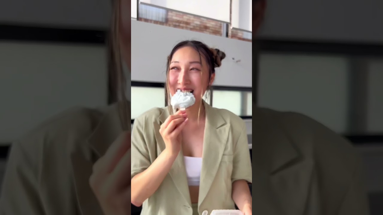 Trying the most aesthetic Icecream from Asian convenience stories #icecream #dessert #snack #food